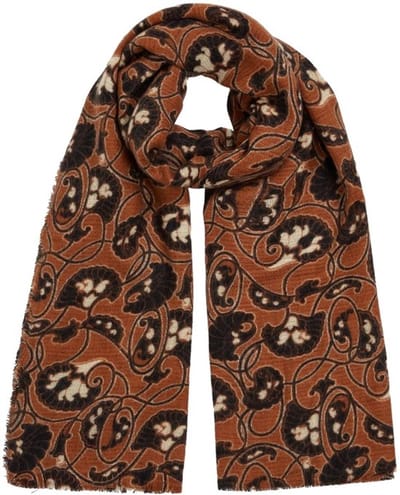 Allecto - Damessjaal - Geweven halsdoek - 215 cm - Grafisch patroon