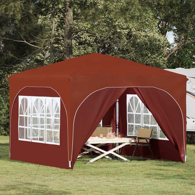 vidaXL - Pop-up - Feesttent - 290 - x - 290 - x - 245 - cm - Terracotta