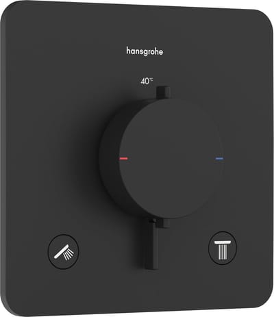 hansgrohe Ecostat Comfort Q - Inbouwthermostaat - Ecostat thermostaat - Mat Zwart