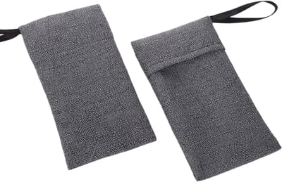 Zeepzakjes voor Douche en Bad – Exfoliërende Zeepzak voor Scrub, Massage en Lichaamsverzorging – 2 Stuks - Grijs
