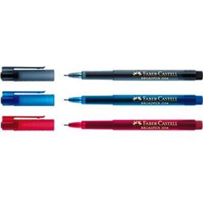 FABER-CASTELLl Broadpen Document, 0,8 mm, rood, 10 st.