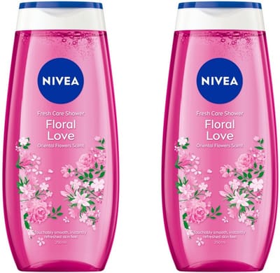 NIVEA Douchegel Floral Love - 2 x 250 ml - Voordeelverpakking