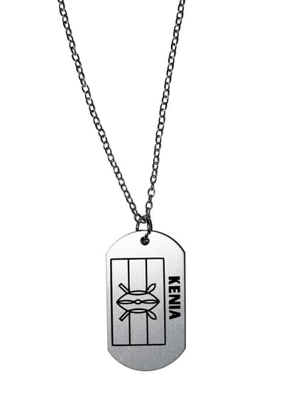 Akyol - kenia ketting - Piloot - toeristen - kenia cadeau - beste land - leuk cadeau voor je vriend om te geven