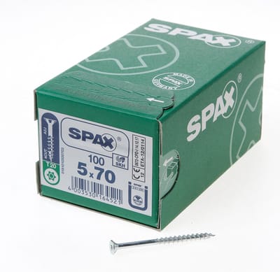 SPAX 0191010500703 R 88091 Senkkopf/T-STAR TG Houtschroef 5 mm 70 mm T-STAR plus Staal WIROX 100 stuk(s)