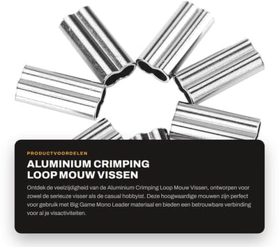 Dailygoods- Crimping Mouw 200 stks - Dubbele Vat Mouwen - Koper Buis Connector - Corrosiebestendig - Hoogwaardig Materiaal - Geschikt voor Kabels - Vissersmouwen