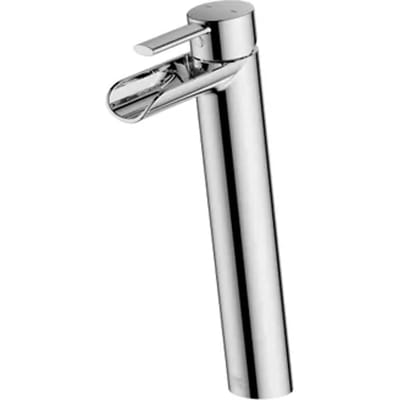 Aquavive Wastafelmengkraan Fano - Waterval - Hoge Uitloop - Chroom - 31,1cm