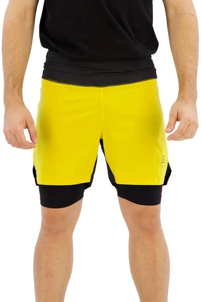 La Sportiva Ultra Distance Korte Broek Geel M Man
