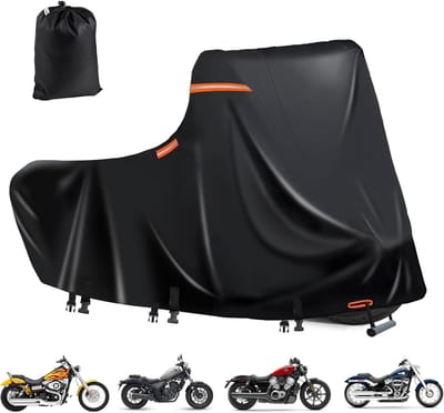 Waterdicht Afdekzeil voor Scooter - 600D, Met Ventilatie en Reflecterende Strepen (3XL)
