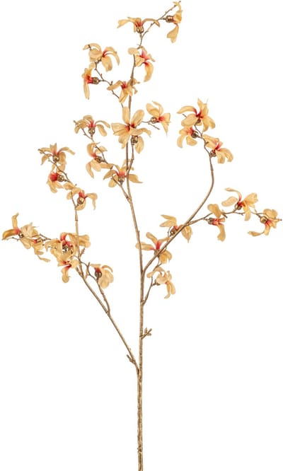 Emerald - Kunstbloem Forsythia 85cm peach/goud - Kunstplant voor binnen