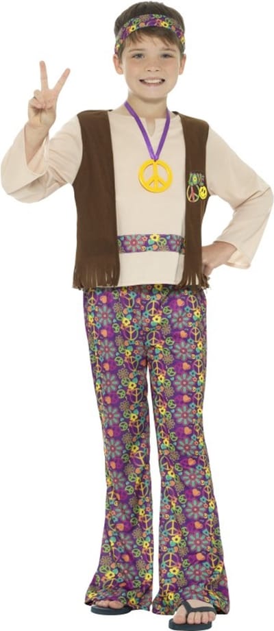 Hippie kostuum kind Bona - Maatkeuze: Maat L