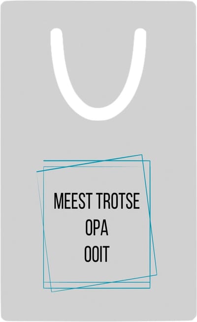 Hacebo® - meest trotse opa ooit metalen boekenlegger - Opa - trotse opa - verjaardagscadeau - verjaardag - cadeau - cadeautje voor opa - opa artikelen - kado - geschenk - gift Bladwijzer boekenleggers - 7.6 cm x 5cm