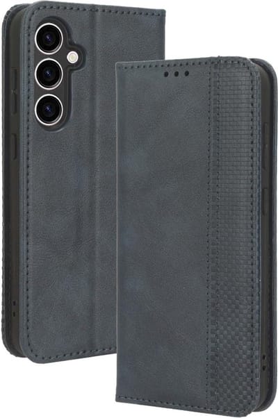 Geschikt voor Samsung Galaxy S23 FE 5G - Portemonnee Flip - Kickstand - Kaartsleuven - Book Case - Blauw