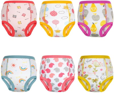 MTTProducts - Training Broekjes - Ademend en Comfortabel - Set van 6 - Geschikt voor Jongens en Meisjes - 2-7 Jaar - 100% Katoen