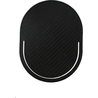 Compacte Zakhaarborstel met Massagefunctie - Draagbare, Lichtgewicht Plastic Kam voor Mannen & Vrouwen, Ideaal voor Kort Haar (2,95x3,94 inch, Zwart) 1PC black
