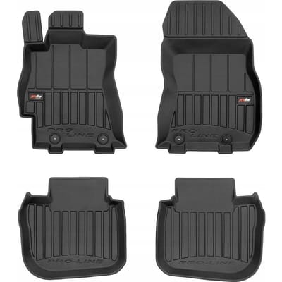 Frogum No.77 - Automatmatten - Geschikt voor Subaru Legacy V 2009-2014 - 3D Pasvorm - Hoge Rand 6cm - TPE Rubber