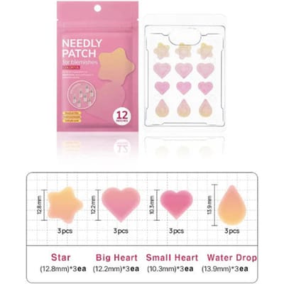 NEEDLY - Patch For Blemishes Colorful 12 patches