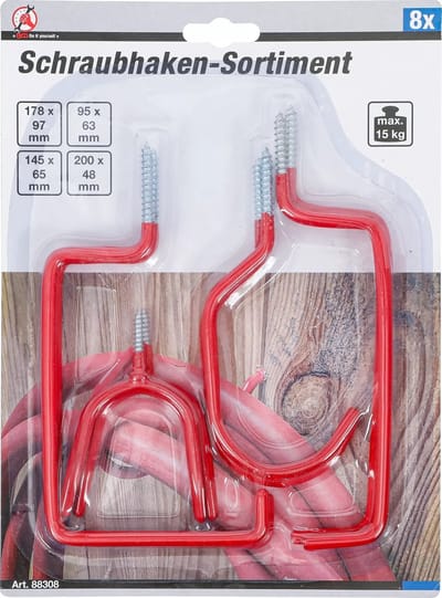 BGS Assortiment schroefhaken - 8 delig