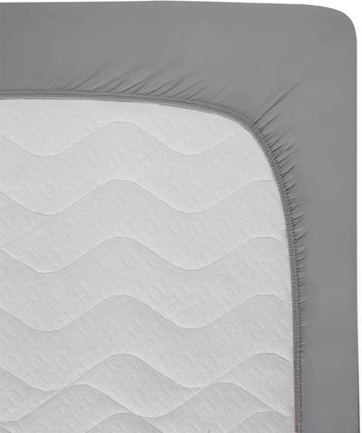 Hibboux Milou jersey hoeslaken 180x200 grijs
