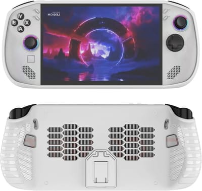 Beschermende TPU Handgreep Case voor Lenovo Legion Go S 2025 - Soft Back Tas met Kickstand voor Draagbare Gaming Console en Extra Bescherming