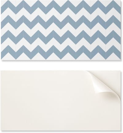 Vinyldecoratie met print, eenvoudig te monteren zonder gereedschap, 100x50 cm, zigzagpatroon