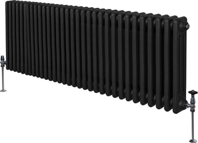 Traditionele 3 kolom radiator - zwart - 600x1462mm - 7699 btu