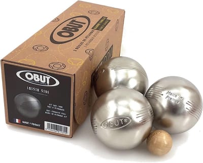 Petanque Ballen Set - Gazon Spel Ballen - Ontspannen Spelen - 100% Roestvrij Staal - 73 Millimeter - Zilver