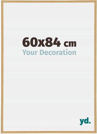 Your Decoration - Fotolijst 60x84 cm - Kunststof - Beuken Licht - Annecy