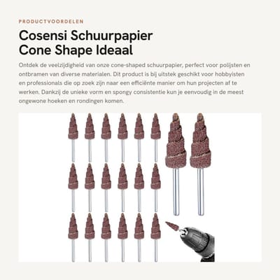 Dailygoods- Schuurpapier Set - Schuurpapier Driehoek - Schuurpapier 125mm - Schuurpapier Fijn - Schuurpapier voor Polijsten - 20 Stuks - Schuurdiscs