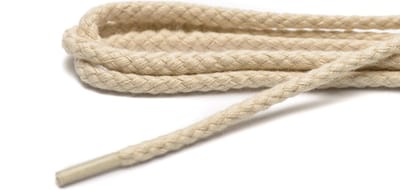 ARIESZZZ - Schoenveters - Grof Rond - Ecru - 70 cm - 4-6 gaatjes