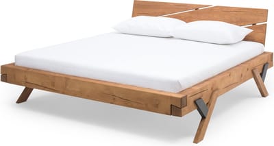 Bed Resi Vurenhout - 140x200cm - Hoogte 90 cm