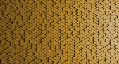 Fotobehang honeycomb 1 DD113322 Livingwalls Walls by Patel | Fotobehang