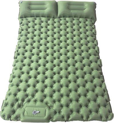 Zelfopblazende Isomat voor 2 Personen - Ultralichte Campingmat, Waterdicht en Comfortabel, 196 x 125 x 9 cm