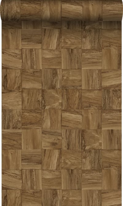 Origin Wallcoverings behang sloophout motief bruin - 50 x 900 cm - 347932
