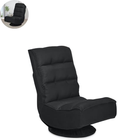 Fauteuil - Relaxzetel - Relaxstoel - Relaxfauteuil - Stoel - Voor één Persoon - Zwart