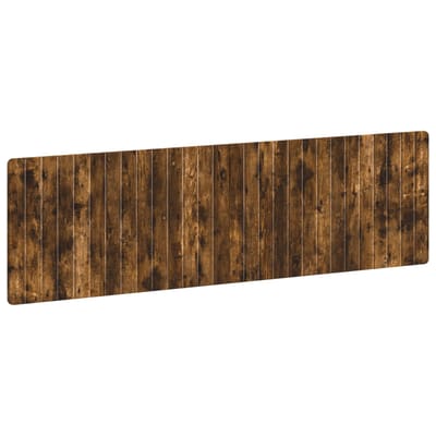 vidaXL - Wandgemonteerd - Hoofdbord - ZWOLLE - Gerookt - eiken - Bewerkt - hout