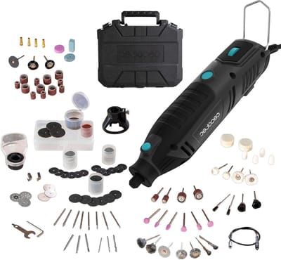 Roterend multitool - Multifunctioneel gereedschap - Klusprojecten uitvoeren - 256 delige accessoireset - 200 Watt - Zwart
