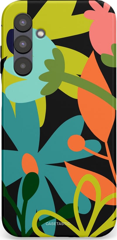 Casetastic Hoesje Geschikt voor Samsung A25 - Stijlvolle Beschermende Duo-layer Case - Botanisch Feest