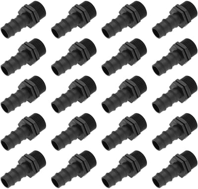 Dailygoods - 20 Stuks Irrigatie Slang Connectoren voor Tuin