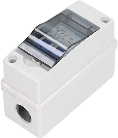 Allecto - PV Solar Disconnect Switch - Mini Circuit Breaker - IP65 Waterdicht - 1000V DC - Voor zonnepanelen - Compact ontwerp