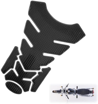 Dailygoods- Tankpad 3D Carbon - Universeel - Waterdichte Sticker - Tankbescherming Motorfiets - Slijtvast - Eenvoudige Installatie