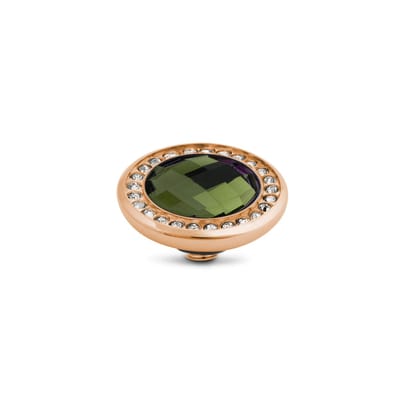 Melano Vivid Crystal CZ Steentje Olive Rosé