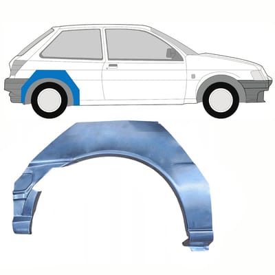 Reparatiepaneel achterspatbord voor Ford Fiesta 1989-1995 / Rechts