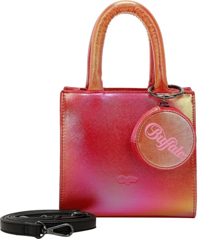 BUFFALO Handtas Schoudertas Holi Boxy20 Crossbody Bag Rainbow Paars