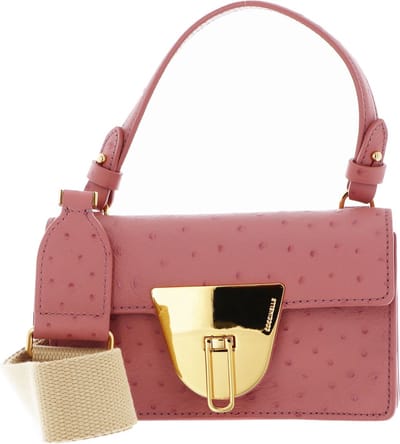COCCINELLE Leren Schoudertas Avondtas Coccinellenico Handbag Camelia Roze