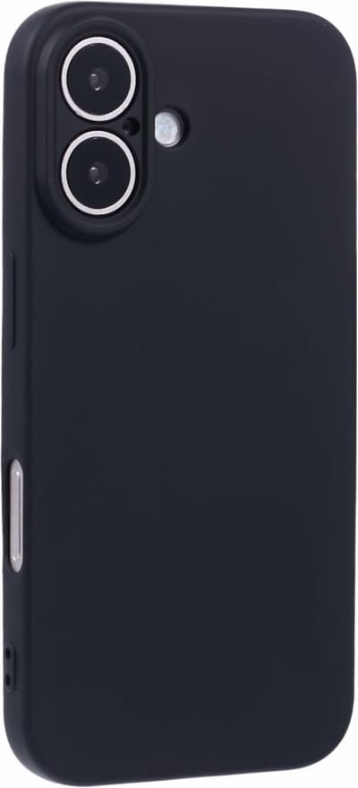 Coverup Hoesje - Geschikt voor iPhone 16 Plus Hoesje - Coverup Colour TPU Back Cover - Charcoal Black
