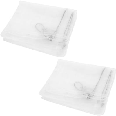 2 pièces Filet de protection contre les insectes et les ravageurs Maille Protection Plantes Arbres Fruits Serre Jardin white