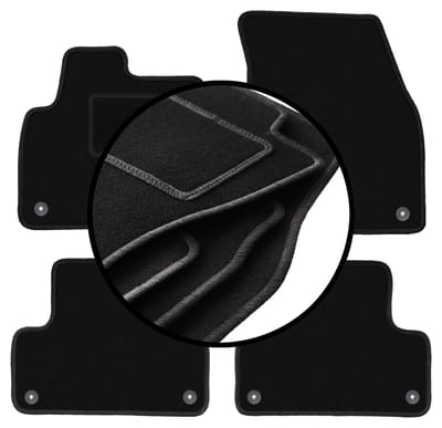 Complete set veloursmatten voor: Range Rover Evoque SUV (2011-2018)