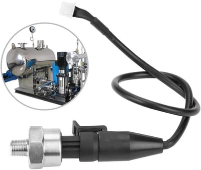 Dailygoods- Druksensor 150 Psi - 1/8 NPT - 5V - Roestvrij Staal - Lucht Druksensor - Water/Olie/Fuel/Gas - IP67 Veiligheidsklasse - Druktransducer