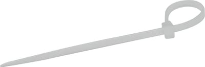 Kabelbinders 2,5 x 100 mm - wit - zak 100 stuks - Tiewraps - Binders