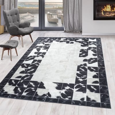 Binnenkleed, geruit patroon, grijze kleur, modern design, duurzaam en slijtvast, bohemian stijl 80x250 cm